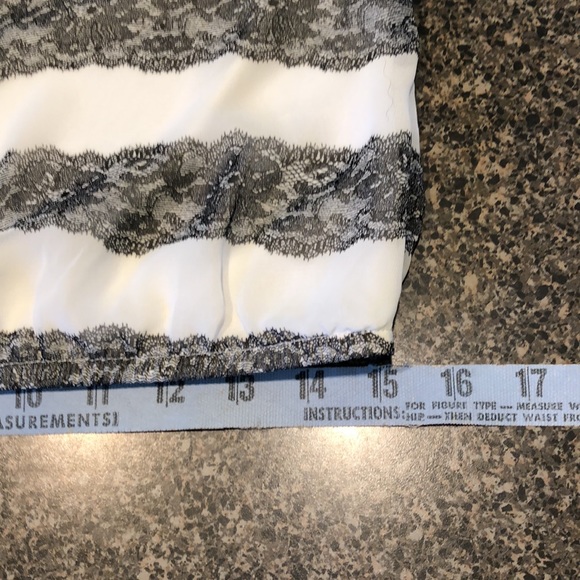NWT Express Halter Top Striped Lace Print XS - Picture 7 of 8